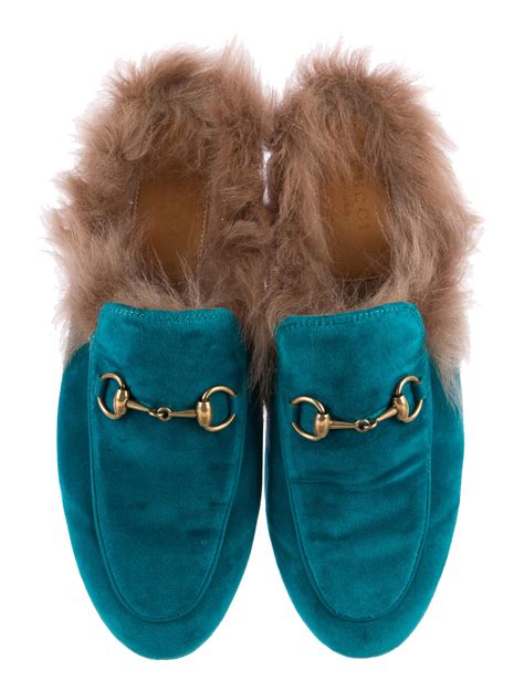 gucci fur mule men.